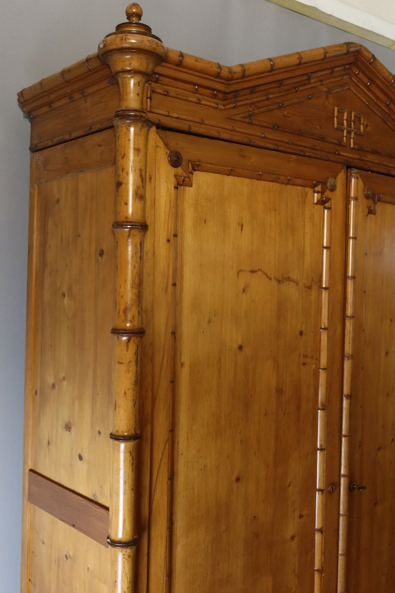 Bamboo Cabinet In Pitch Pine -photo-3