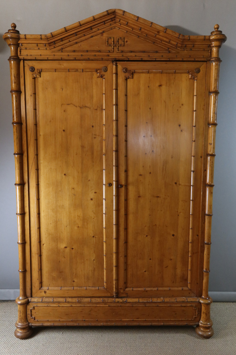 Bamboo Cabinet In Pitch Pine 