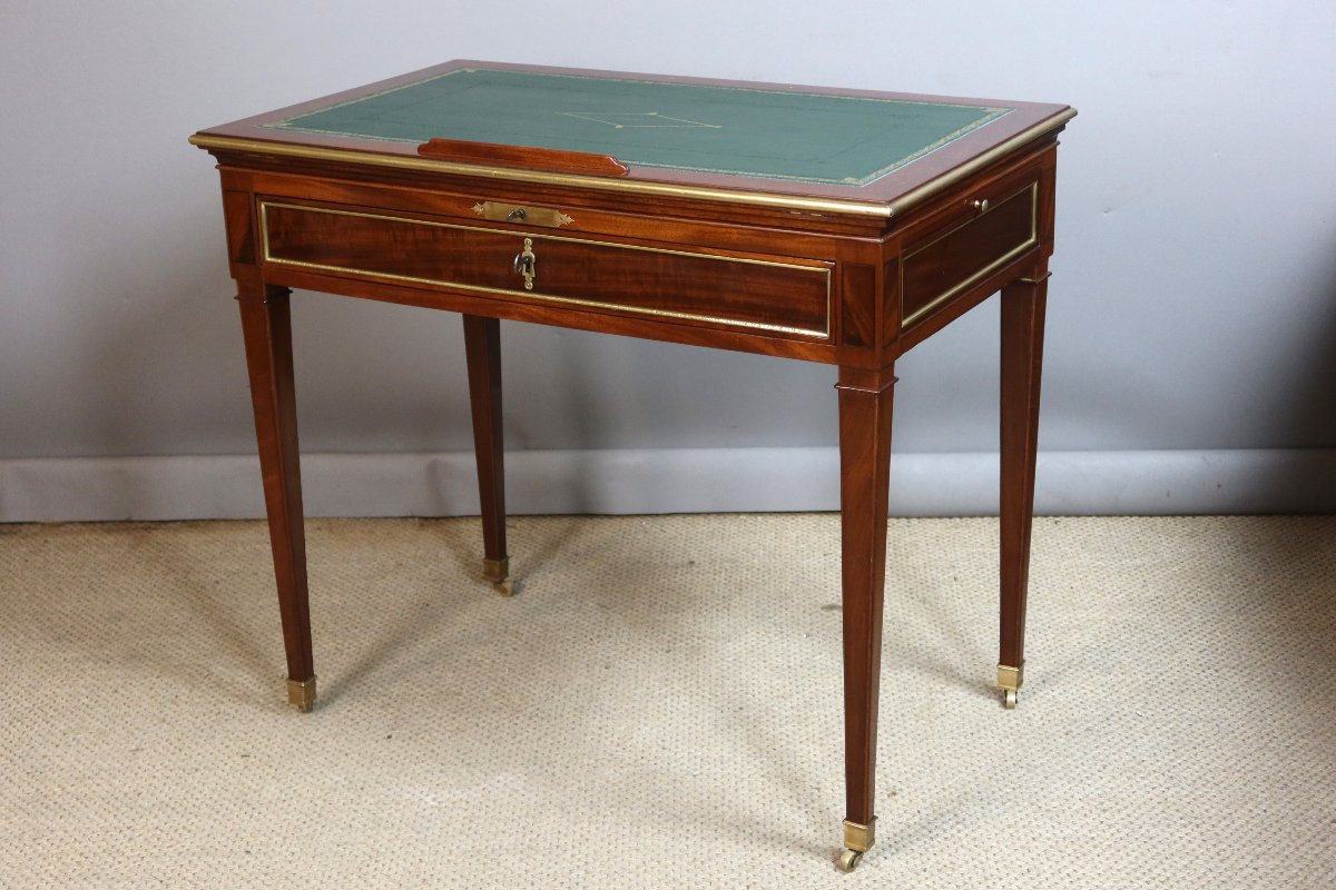Tronchin-style Desk, Directoire Period-photo-2