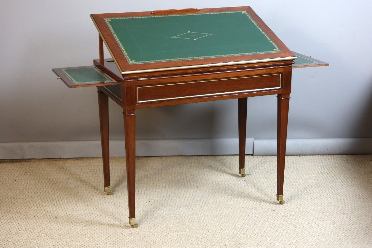 Tronchin-style Desk, Directoire Period-photo-5