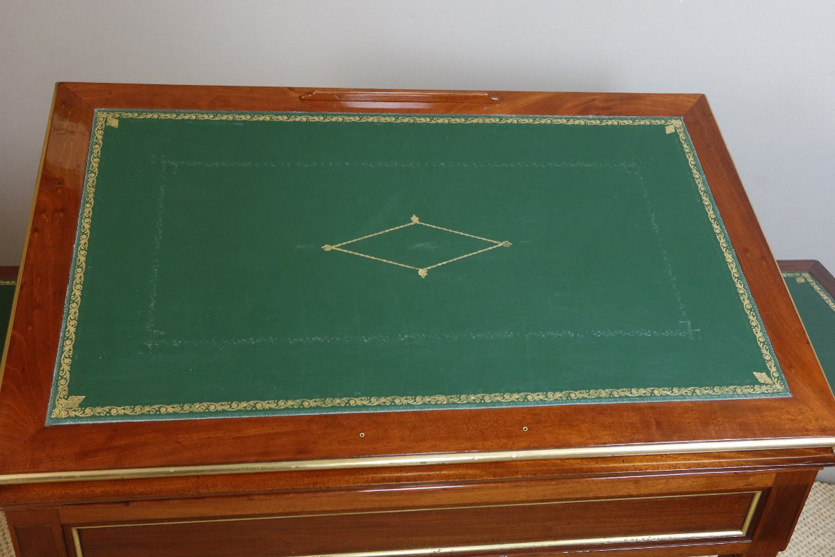 Tronchin-style Desk, Directoire Period-photo-6