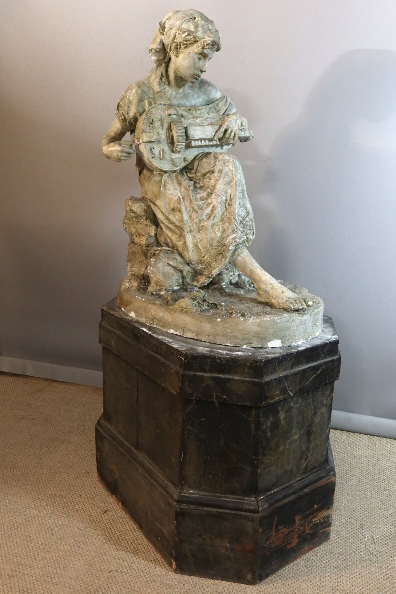 Large Plaster Cast From The Studio, Signed And Dated 1881-photo-8