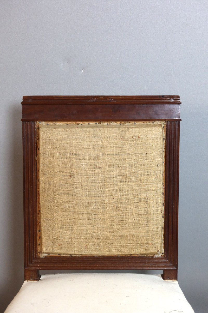 Suite de six chaises époque Empire-photo-1