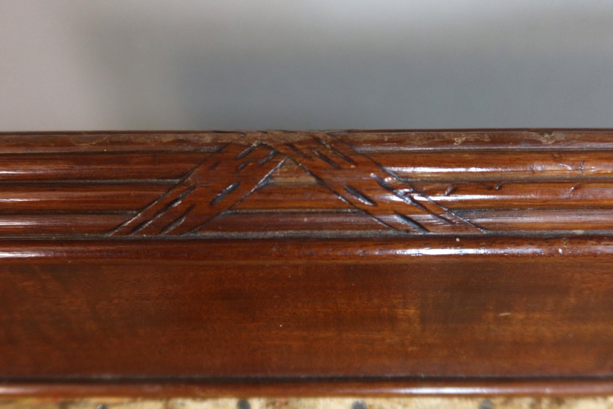 Suite de six chaises époque Empire-photo-7