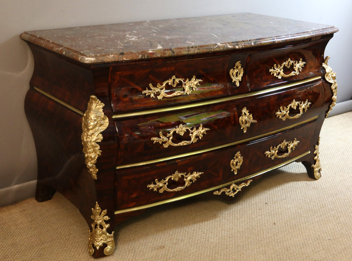 Regency Style Chest Of Drawers, 18th Century-photo-3