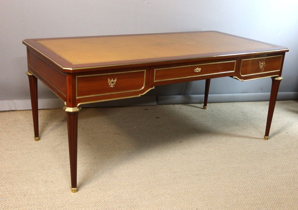 Large Louis XVI Style Desk-photo-3