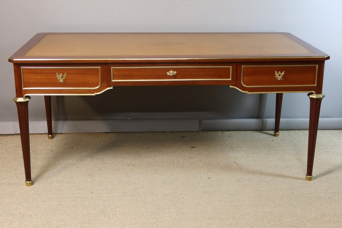 Large Louis XVI Style Desk-photo-4