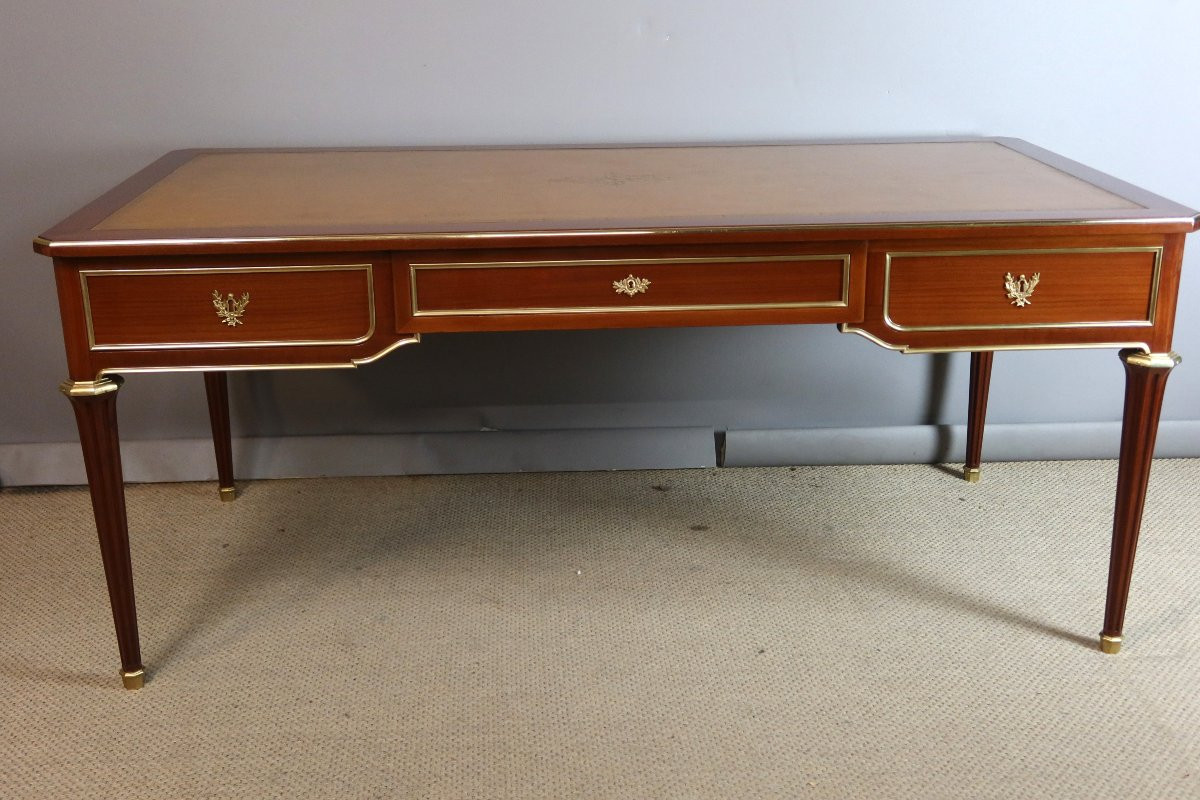 Large Louis XVI Style Desk-photo-7