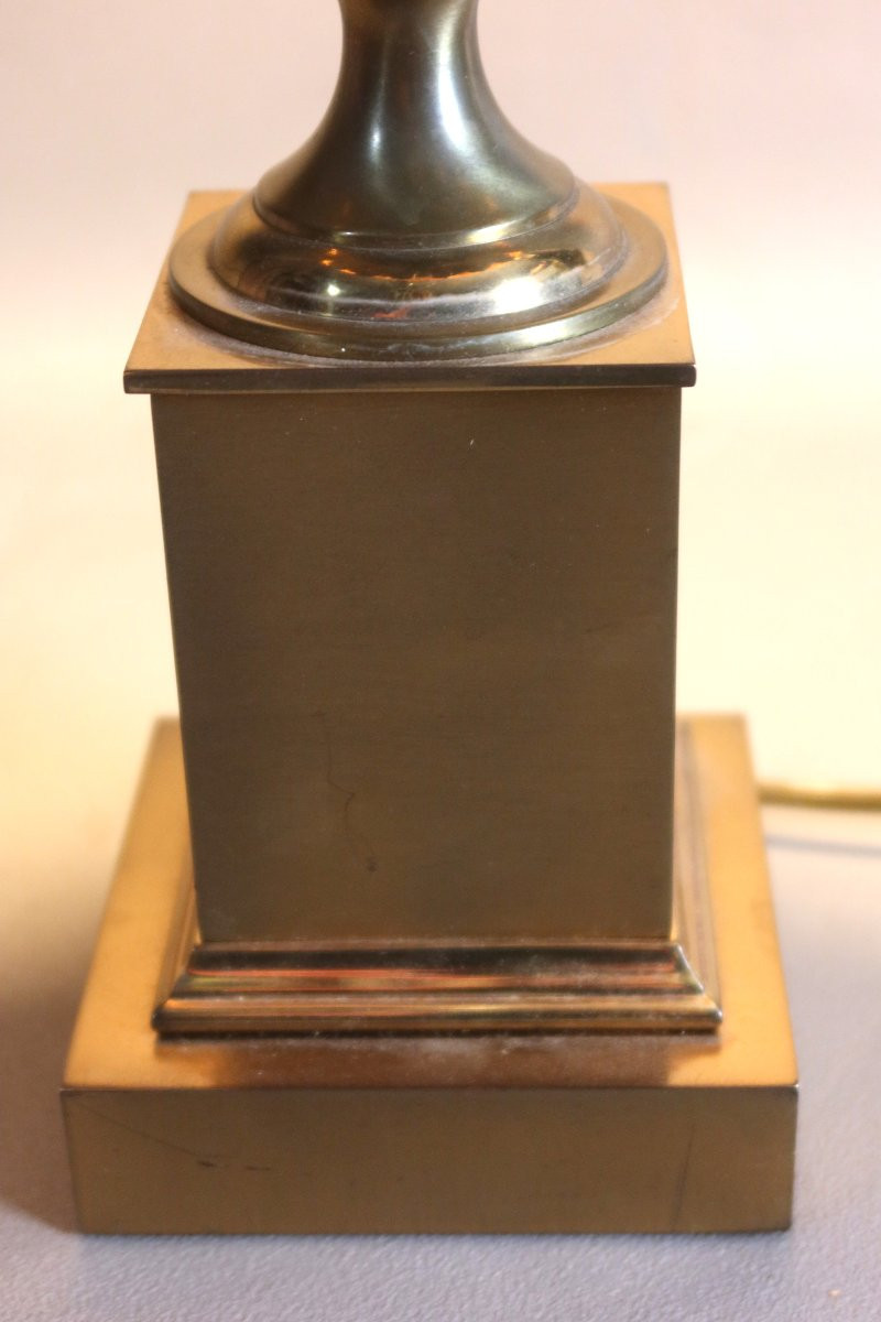 Lampe en bronze de la Maison Charles à Paris-photo-3