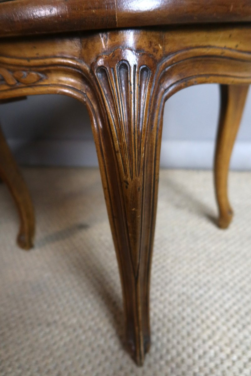 Set Of Six Louis XV Style Chairs-photo-6