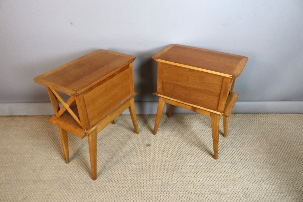 Pair Of 1960s Bedside Tables-photo-3