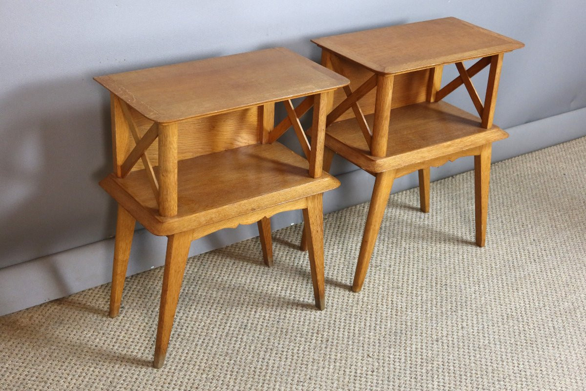Pair Of 1960s Bedside Tables-photo-1