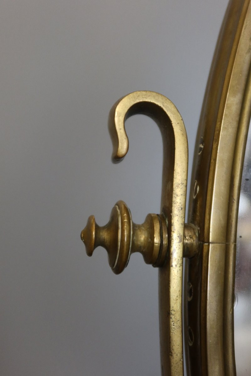 Miroir en bronze double face -photo-3