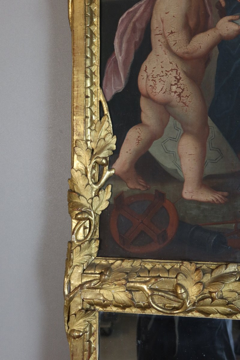 Grand trumeau époque XVIIIème siècle-photo-3