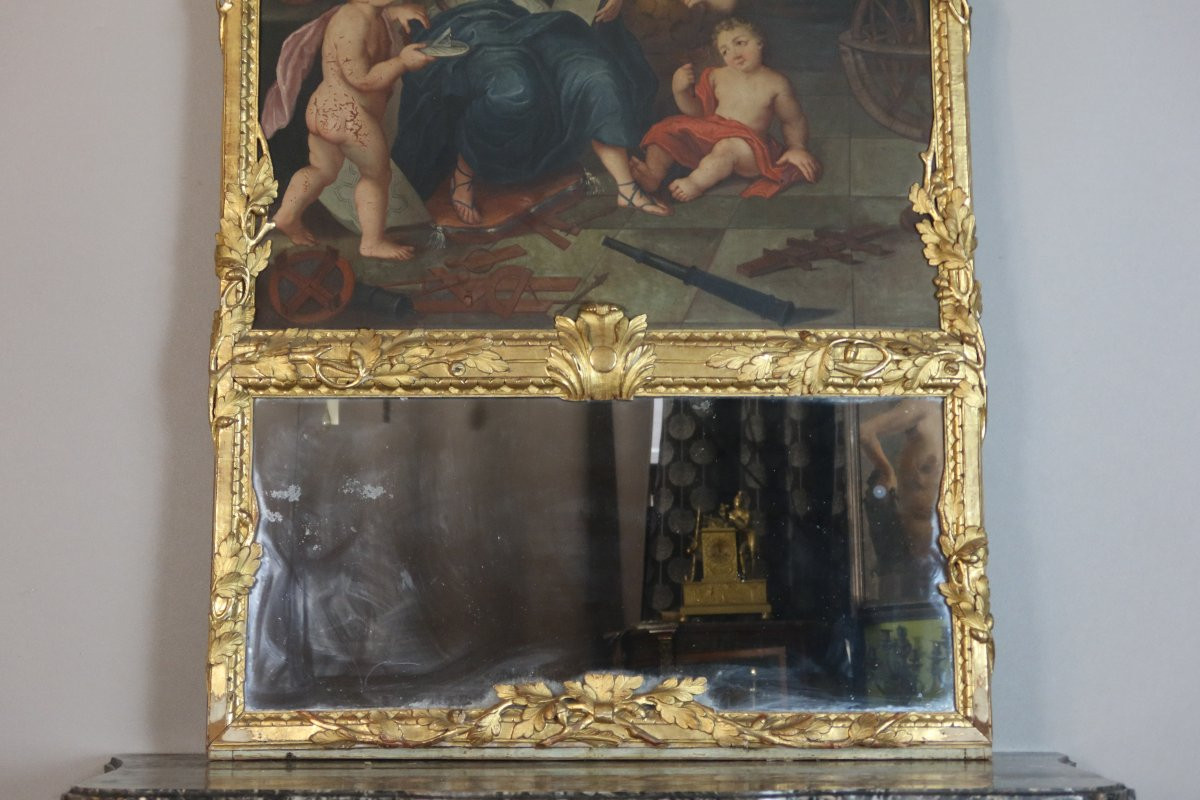 Grand trumeau époque XVIIIème siècle-photo-1