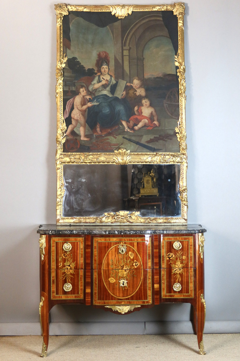 Grand trumeau époque XVIIIème siècle