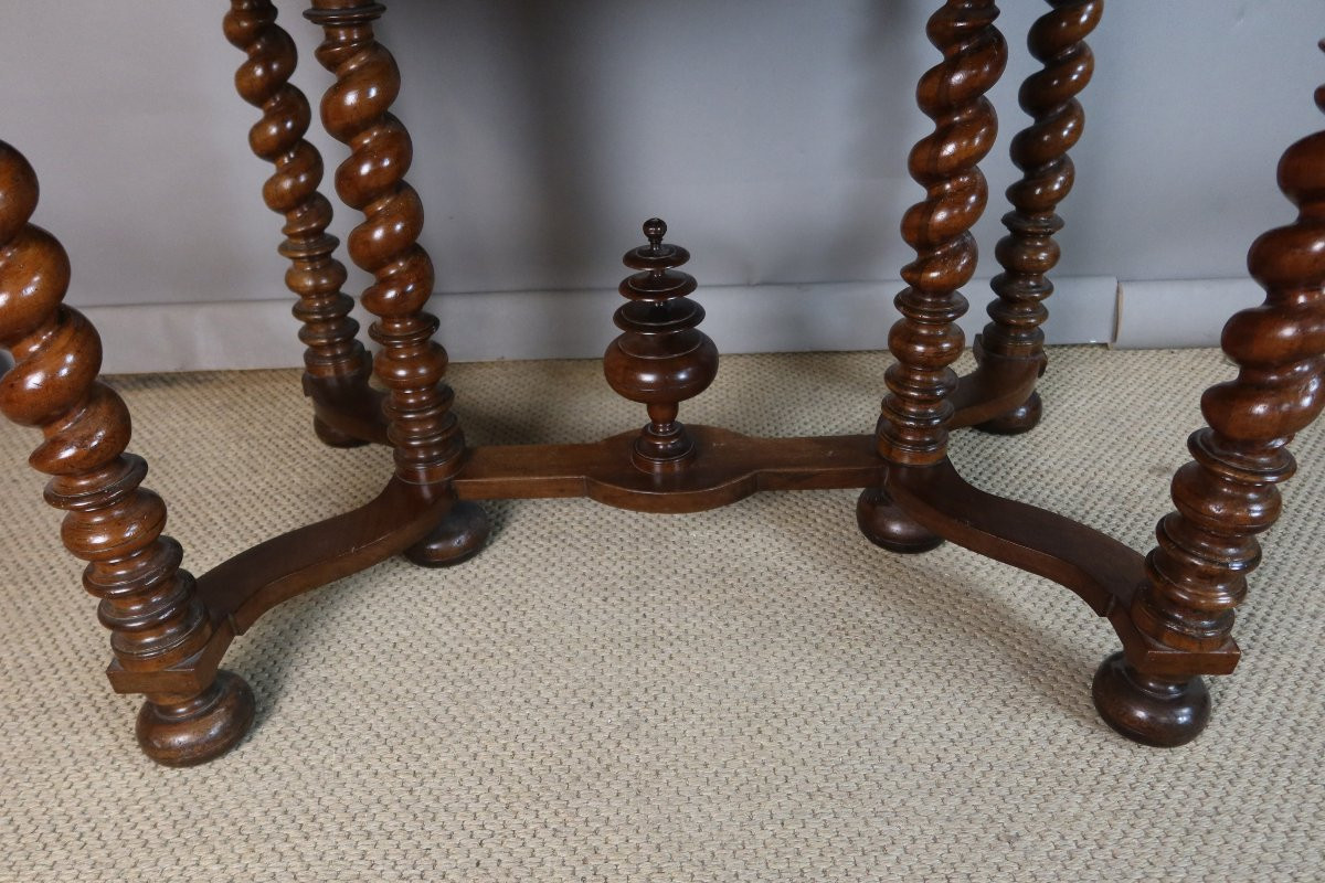 Table à écrire style Louis XIII-photo-8