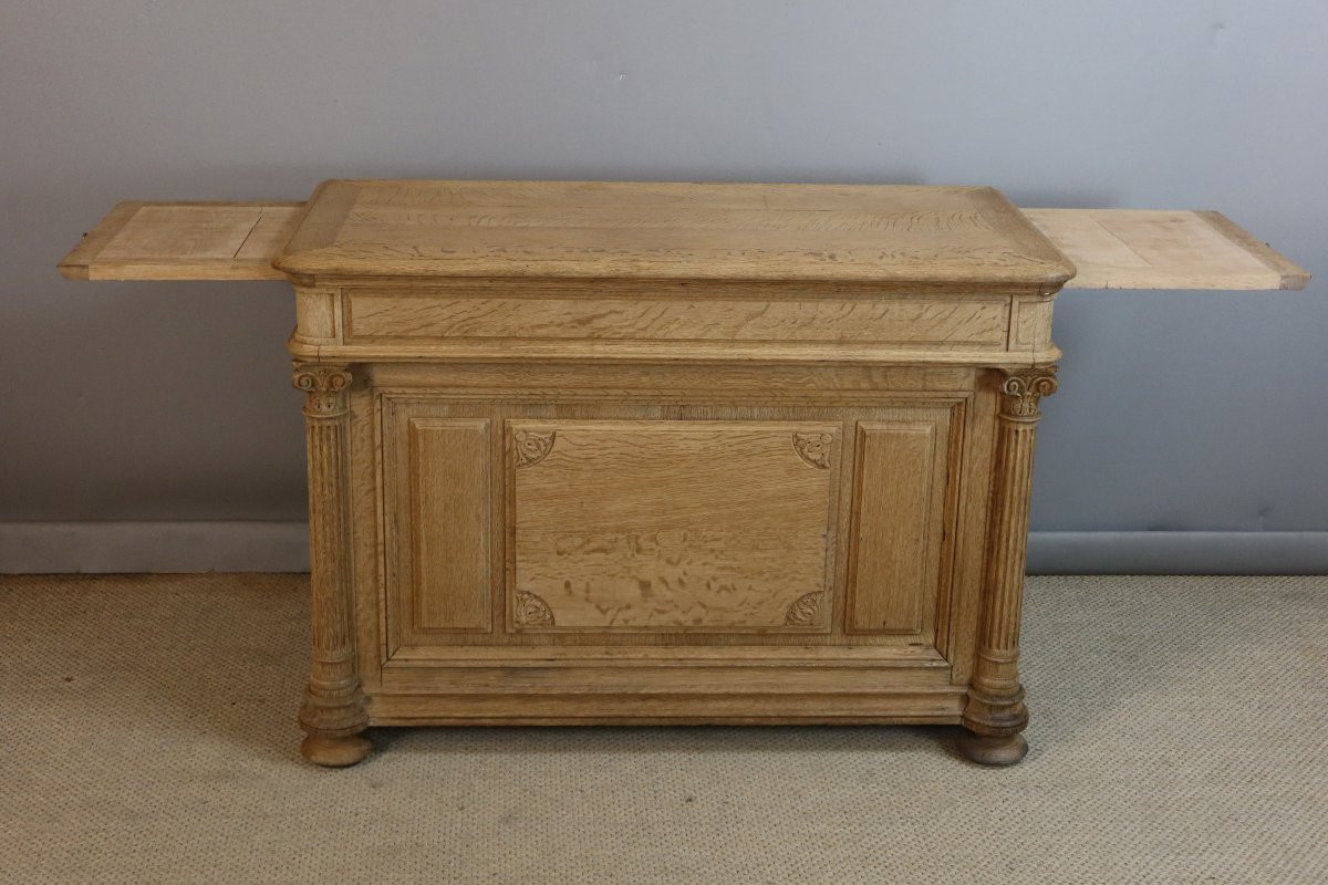 Meuble comptoir en chêne-photo-2