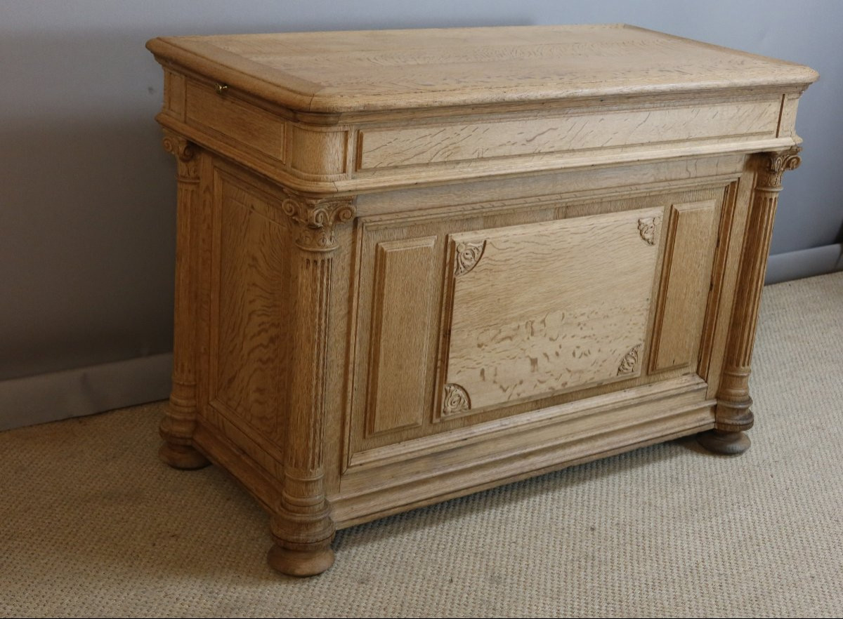 Meuble comptoir en chêne-photo-3