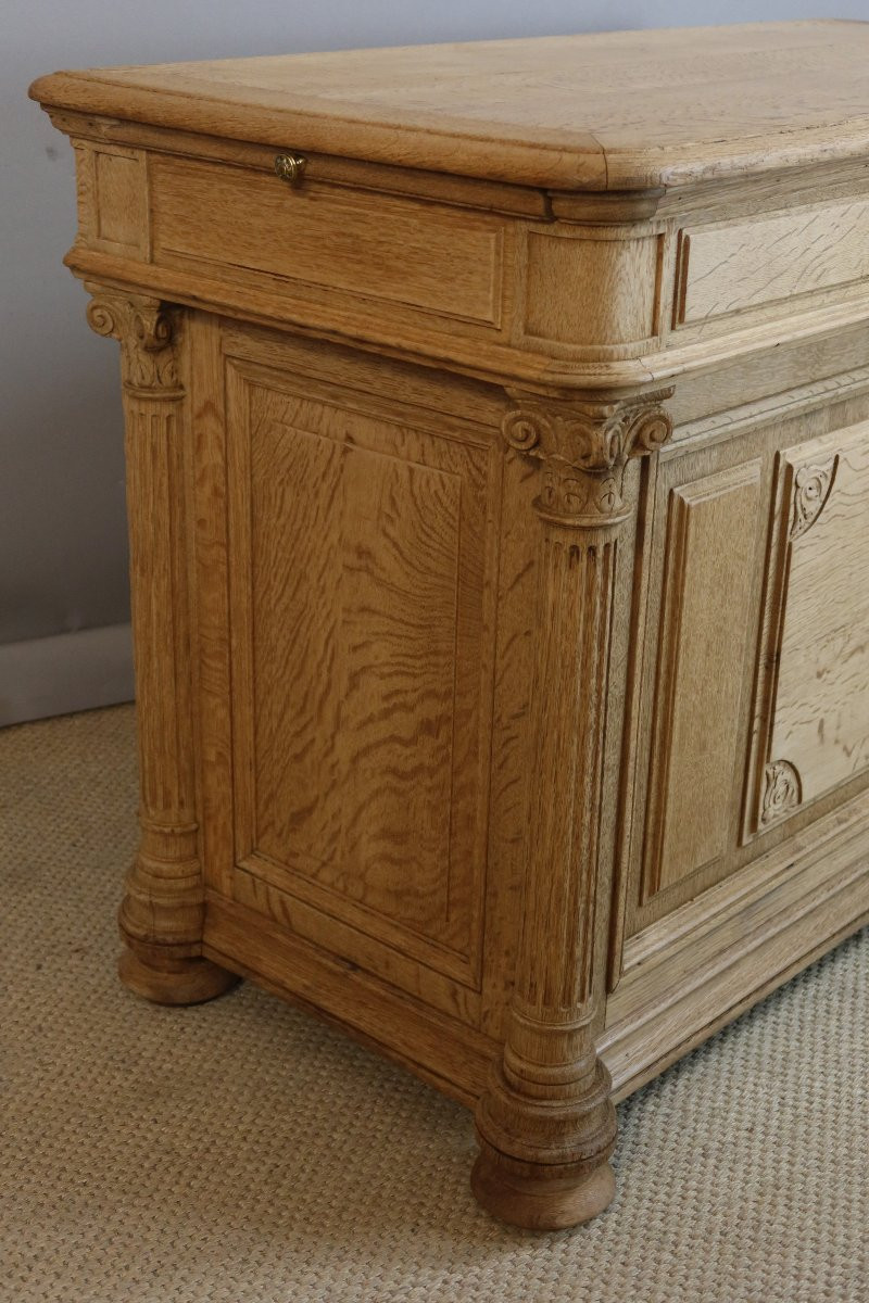 Meuble comptoir en chêne-photo-4