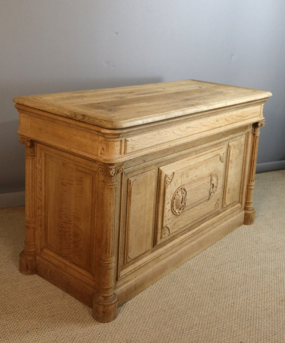 Meuble comptoir en chêne-photo-8