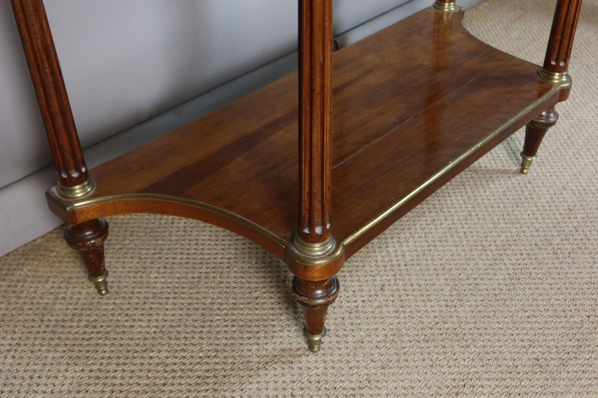 Console en acajou fin du XVIIIème siècle-photo-3