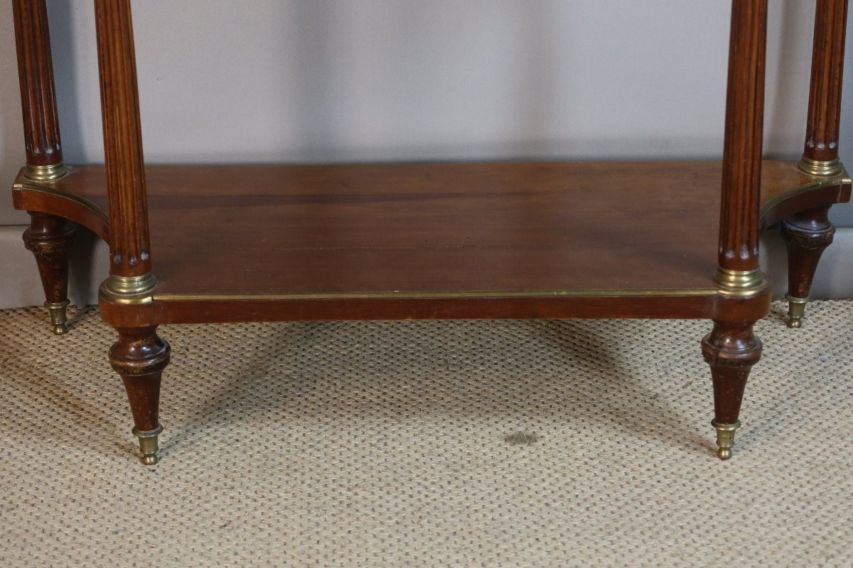 Console en acajou fin du XVIIIème siècle-photo-3