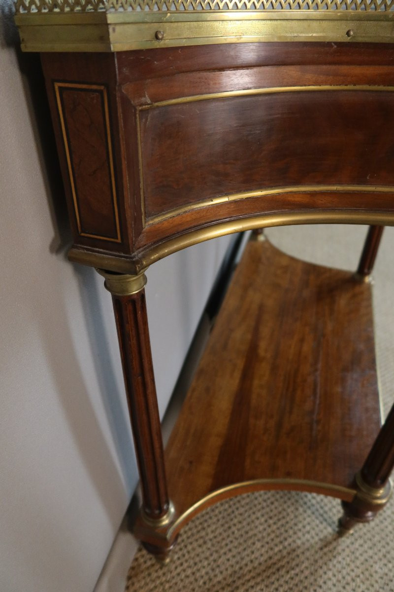 Console en acajou fin du XVIIIème siècle-photo-6