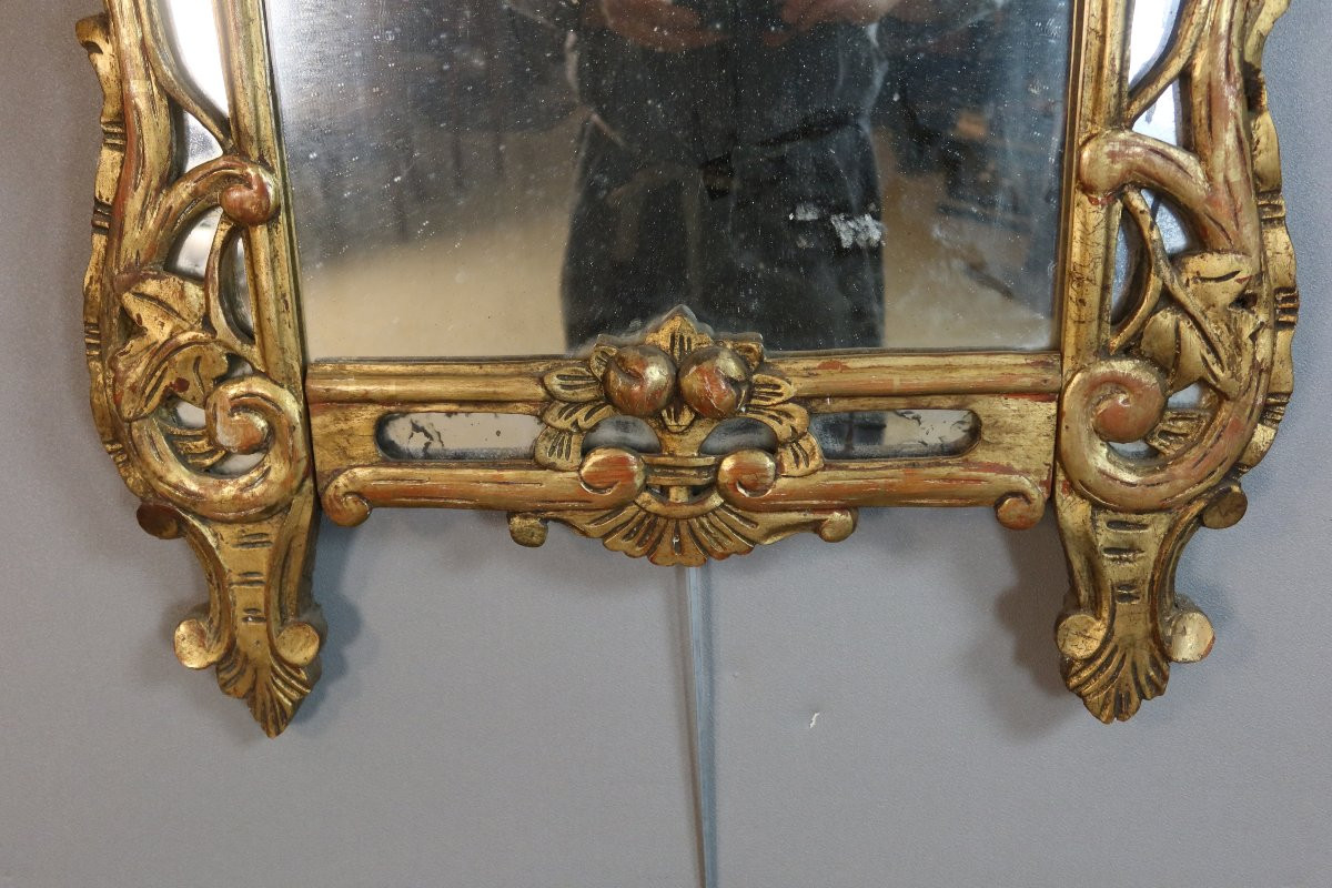 Miroir de style Louis XV époque XXème siècle-photo-2