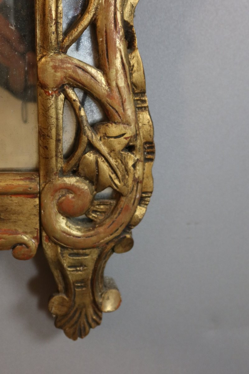 Miroir de style Louis XV époque XXème siècle-photo-3