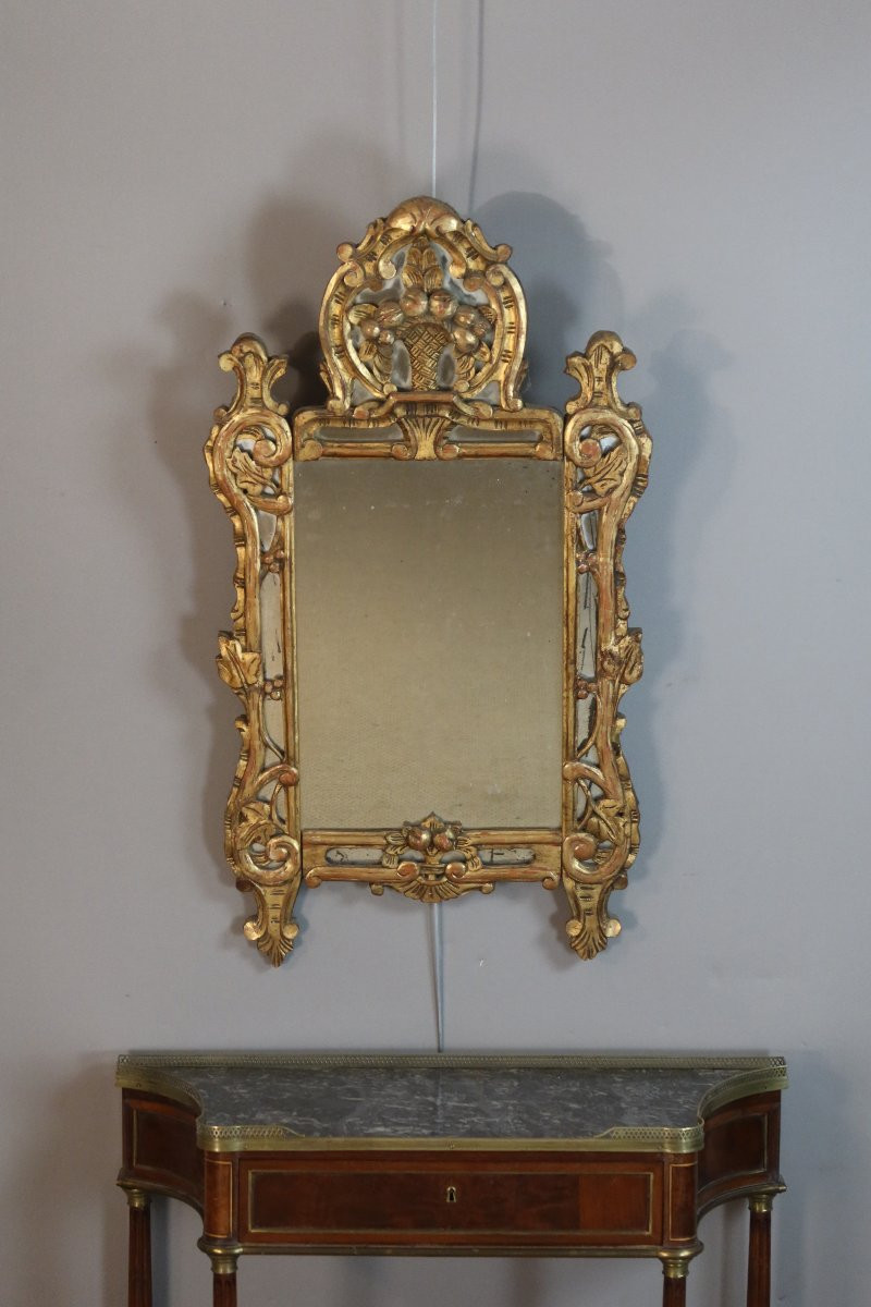 Miroir de style Louis XV époque XXème siècle-photo-4