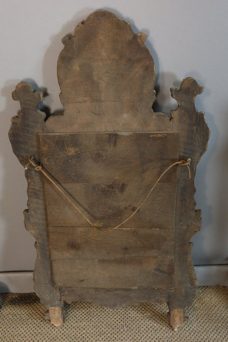 Miroir de style Louis XV époque XXème siècle-photo-5