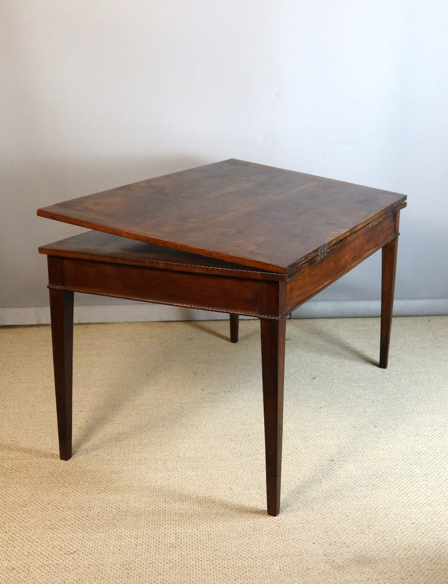 Walnut Wallet Table, 19th Century-photo-2