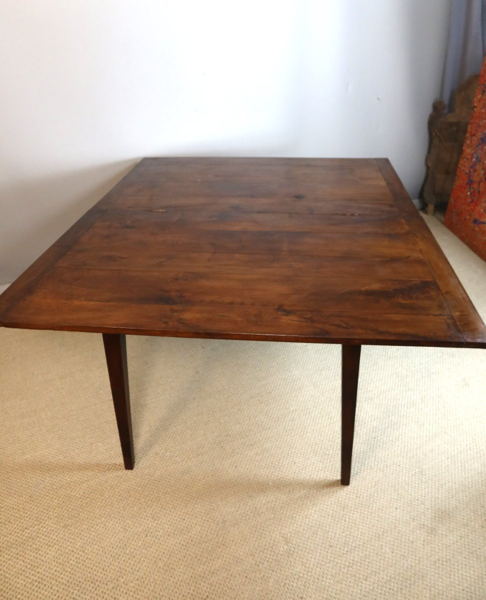 Walnut Wallet Table, 19th Century-photo-4