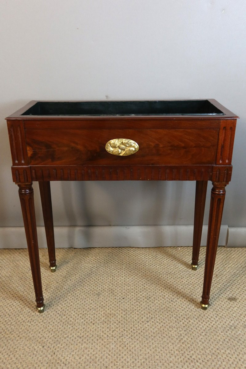 Jardinière en acajou style Louis XVI-photo-3