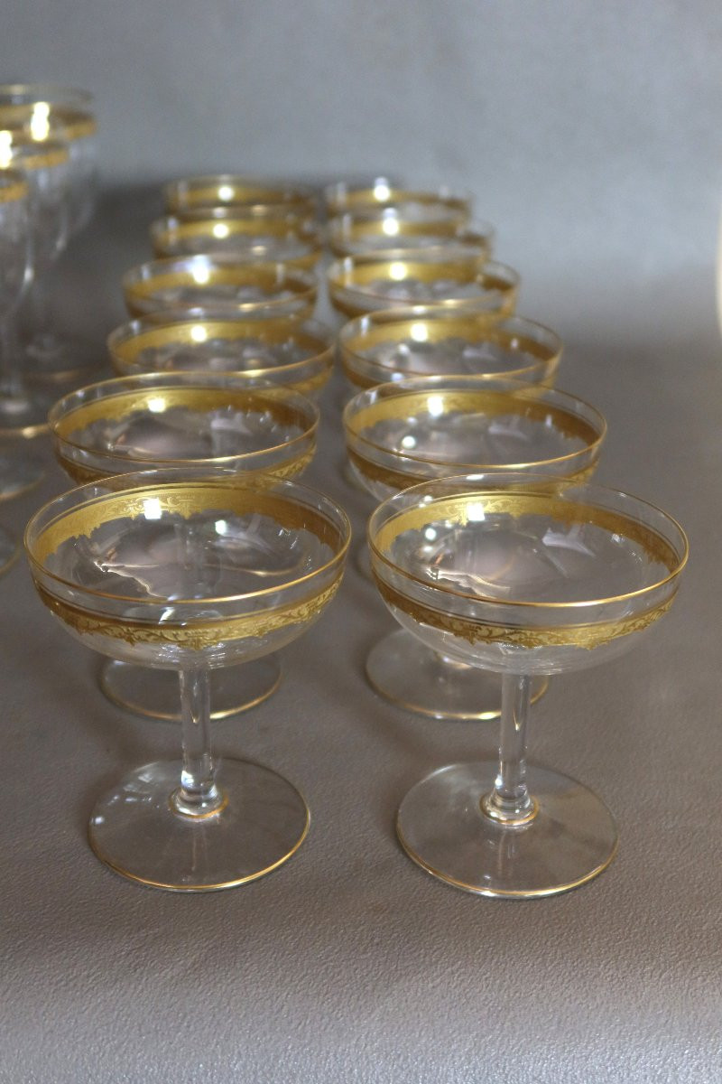 Saint Louis Roty Crystal Glass Set 48 Pièces-photo-2