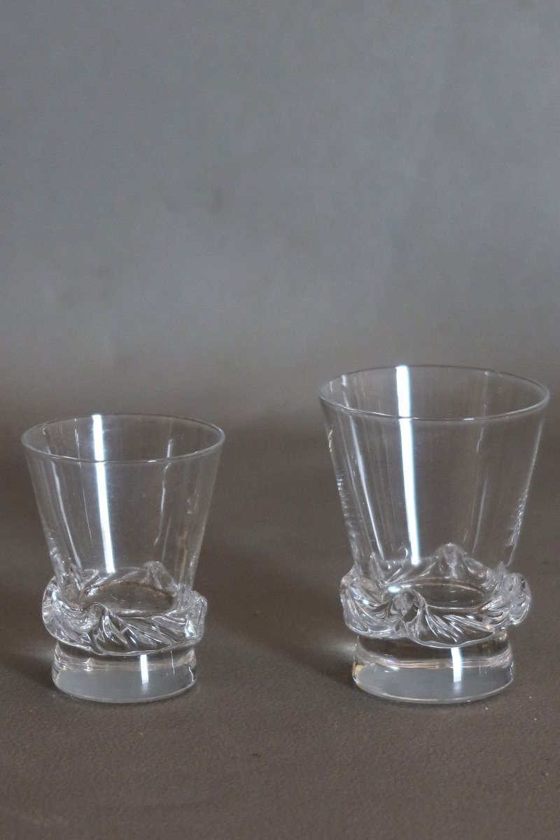 Service de verres cristal de la maison Daum modèle SORCY 50 pièces-photo-4