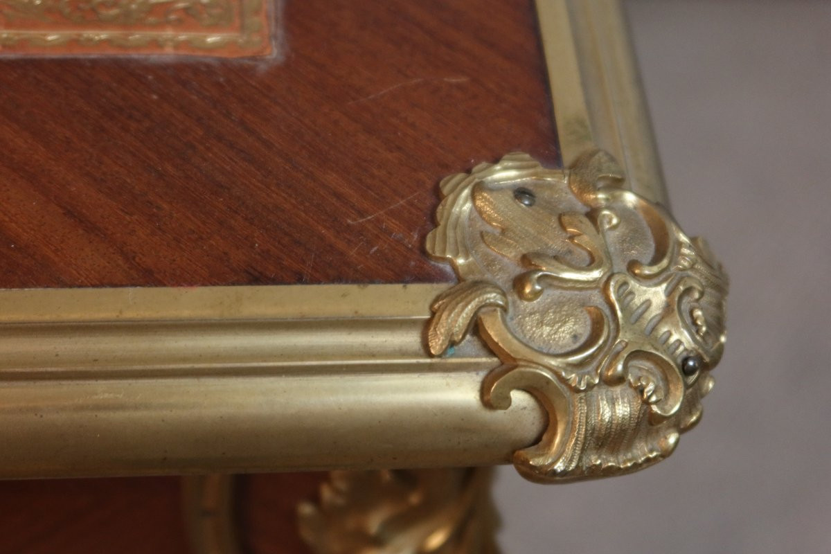 Bureau style Louis XV époque XIXème siècle-photo-4