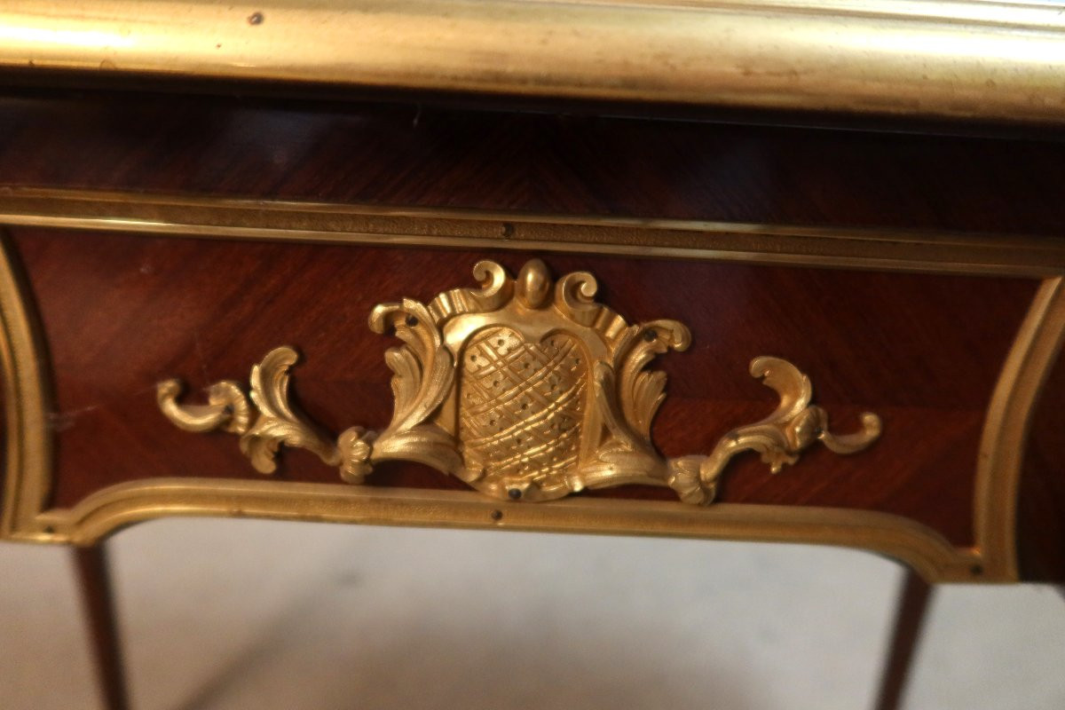 Bureau style Louis XV époque XIXème siècle-photo-8