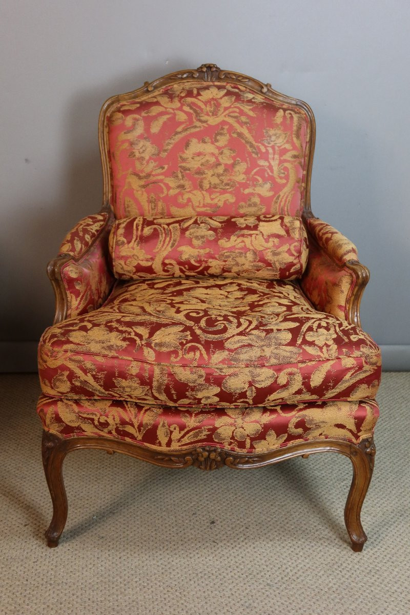 Louis XV Shepherd's Chair Stamped Sulpice Brizard-photo-2
