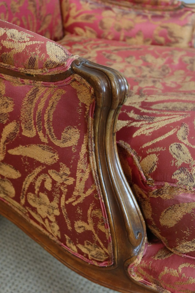 Louis XV Shepherd's Chair Stamped Sulpice Brizard-photo-3