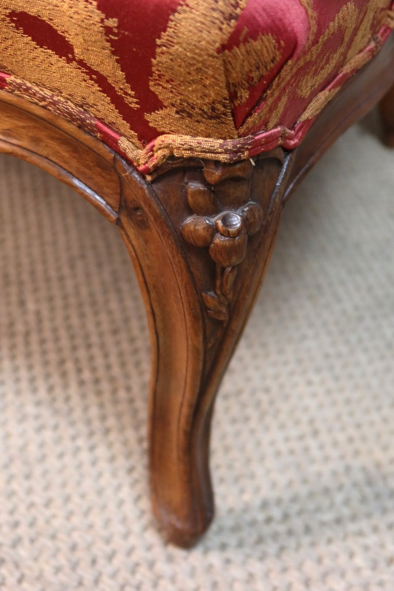 Louis XV Shepherd's Chair Stamped Sulpice Brizard-photo-2