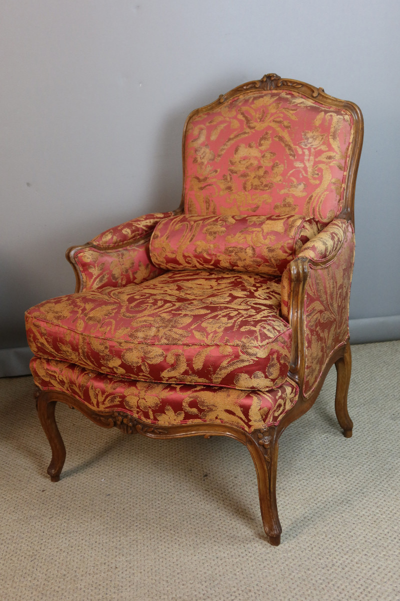 Louis XV Shepherd's Chair Stamped Sulpice Brizard