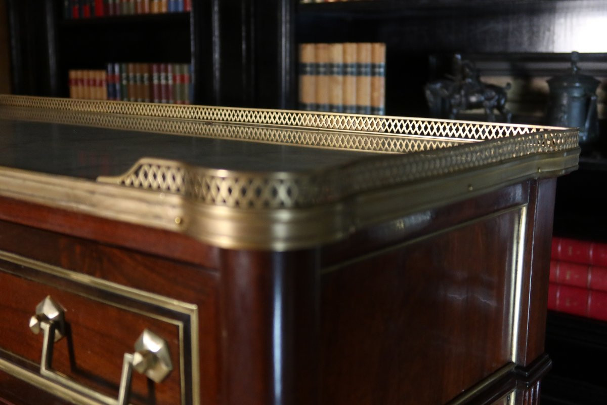Louis XVI Mahogany Writing Desk-photo-3