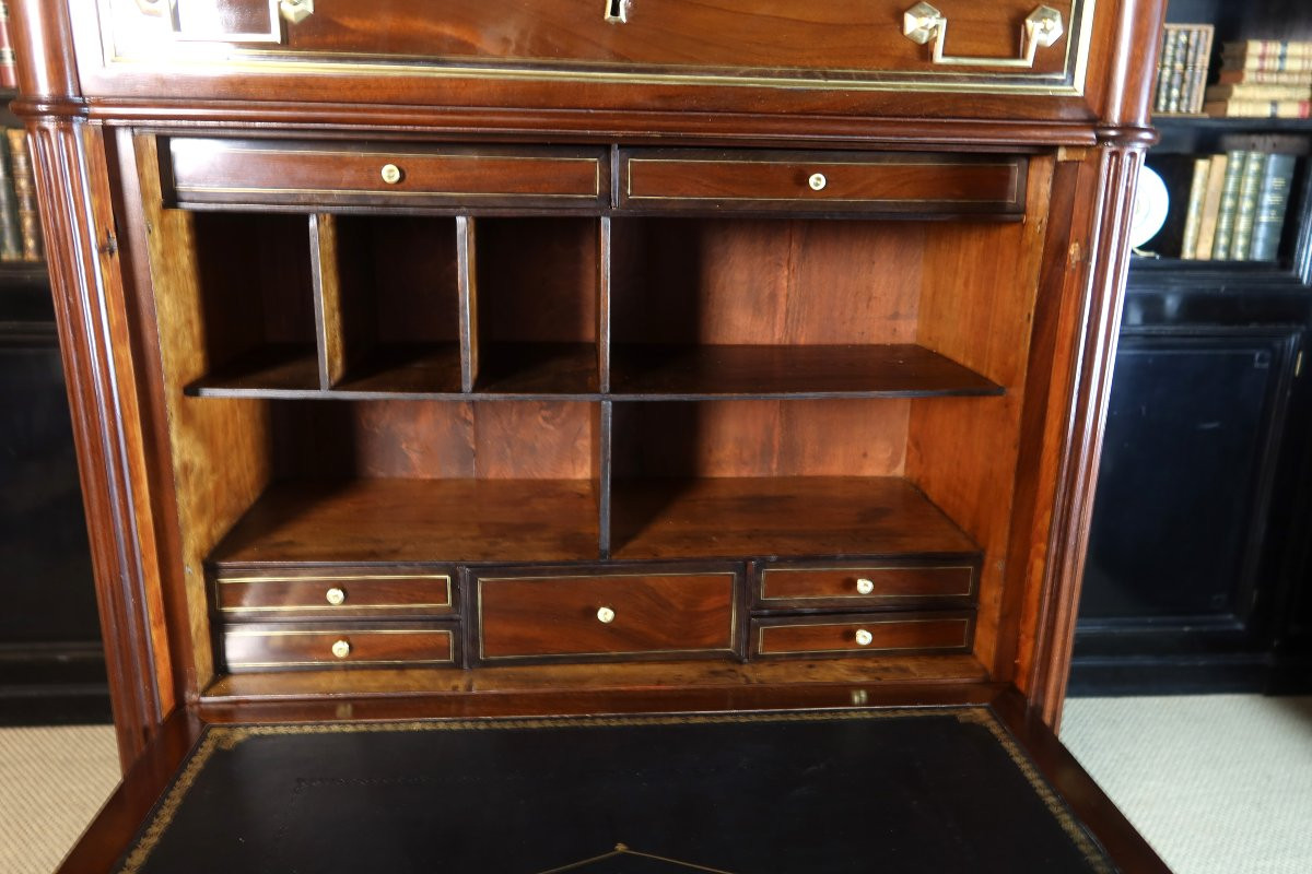 Louis XVI Mahogany Writing Desk-photo-4