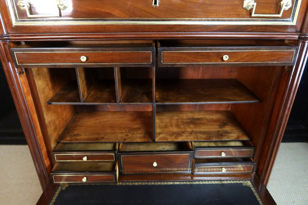 Louis XVI Mahogany Writing Desk-photo-3