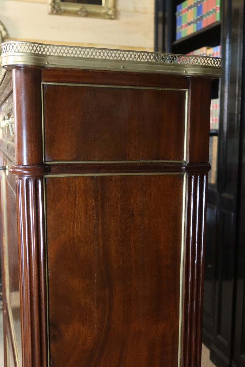 Louis XVI Mahogany Writing Desk-photo-6