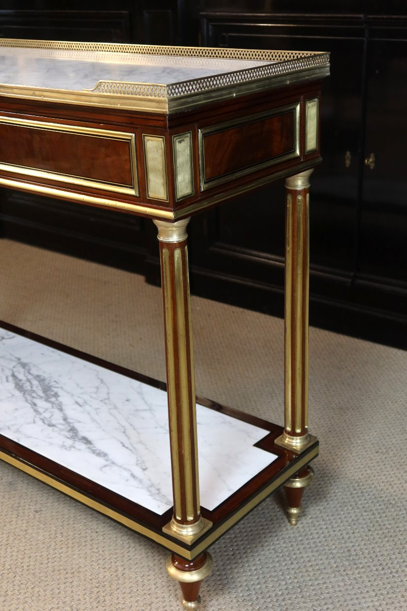Louis XVI Console Late 18th Century-photo-4