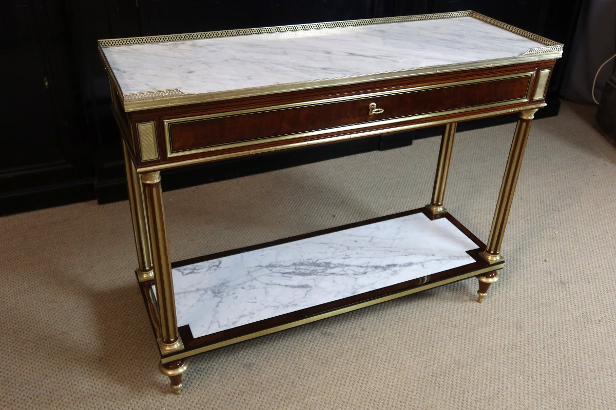 Louis XVI Console Late 18th Century-photo-4