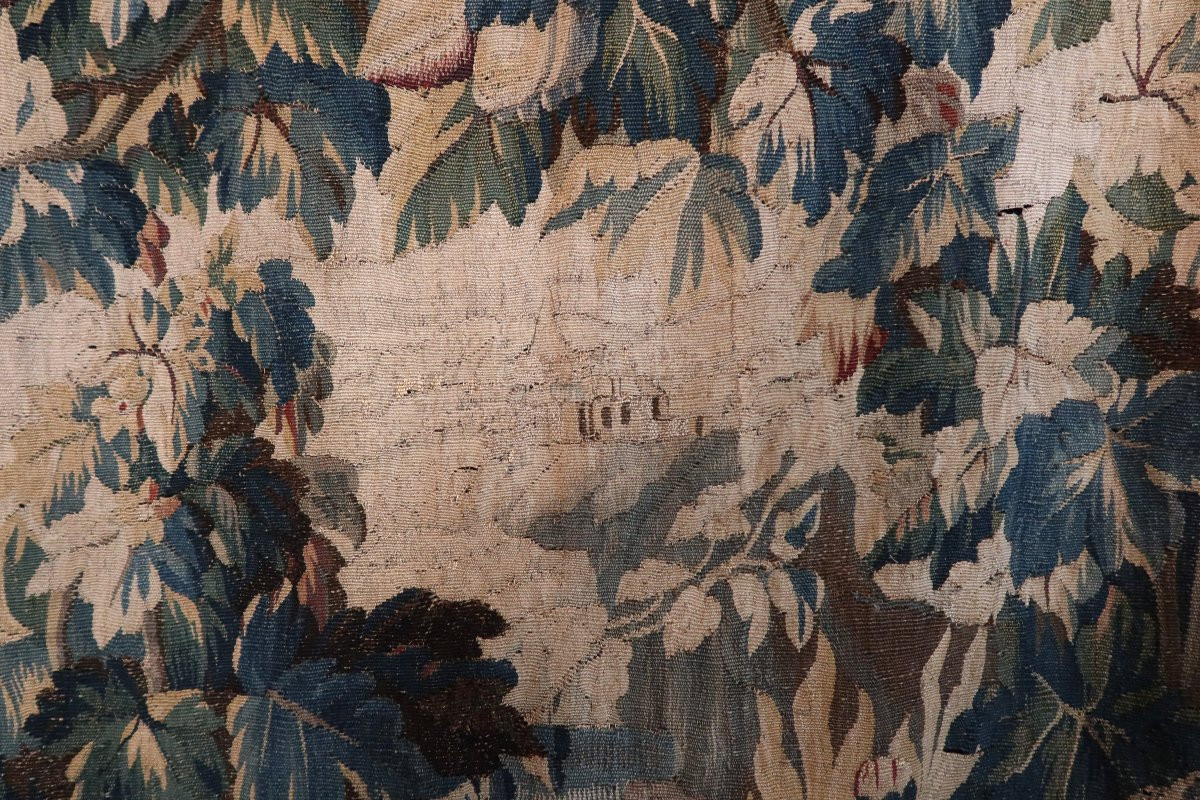 Grande tapisserie Aubusson XVIIIème siècle-photo-3
